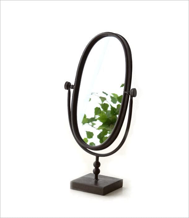 【送料無料・新品未使用】鏡　ミラー　北欧　素朴　シンプル　ナチュラル　アイアン 送料無料・新品未使用】鏡 ミラー 北欧 素朴 シンプル